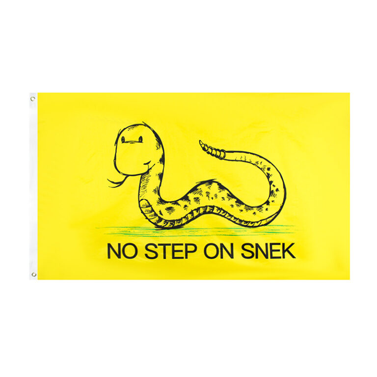 No Step on Snek flag