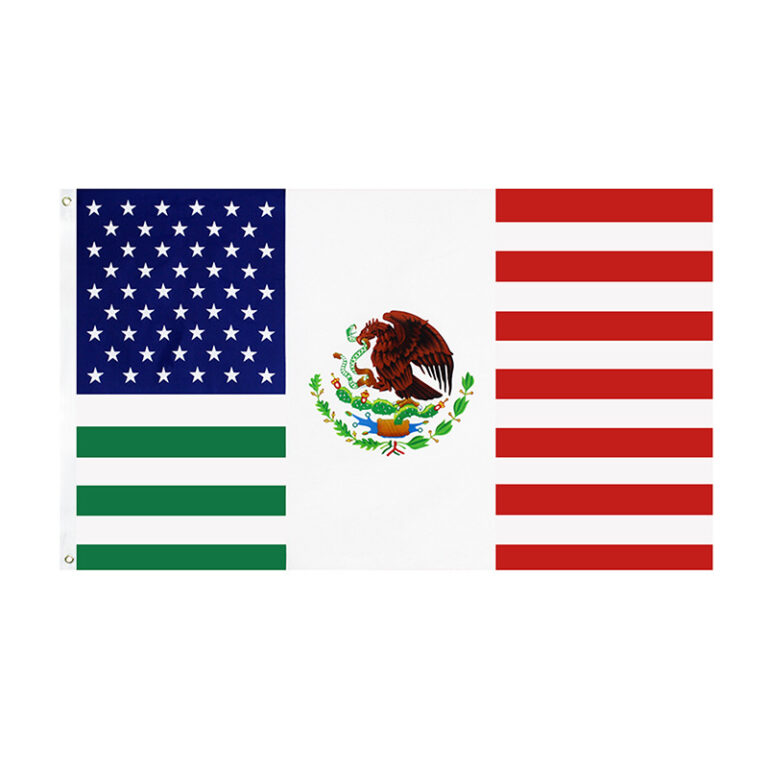 US MX Friendship flag