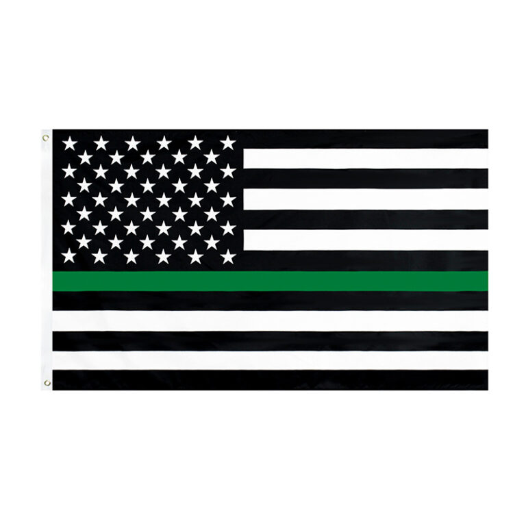 thin green line flag